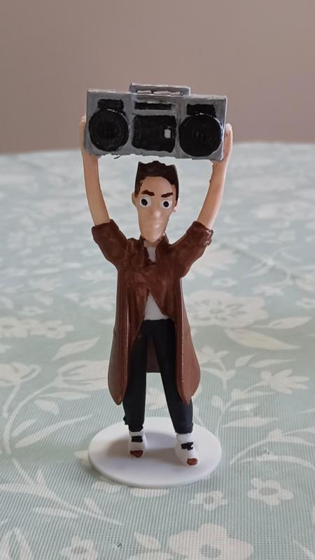 Say Anything Boombox Serenade (1989)  John Cusack Lloyd Dobler Figure