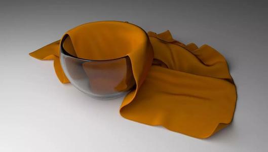 Glass Bowl With Cleaning Towel
