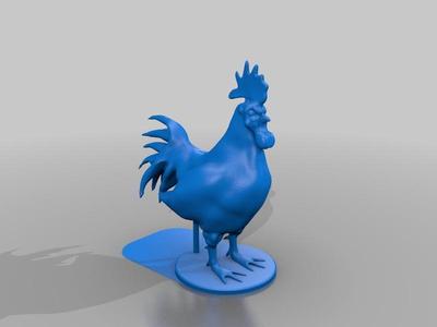 A cleaned version of the rooster