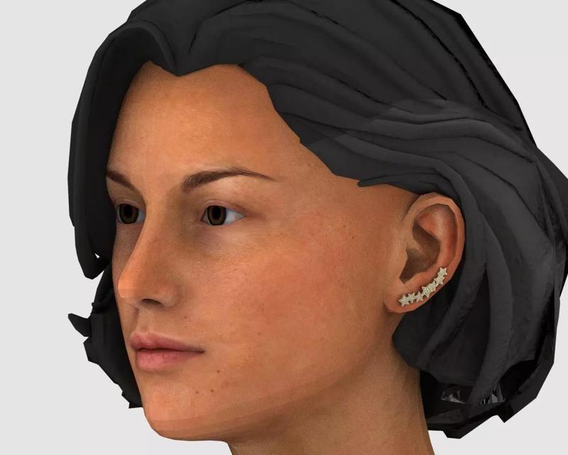 ER 011 Earring crawler style