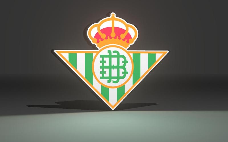 Betis Football Football Lamp - Lightbox