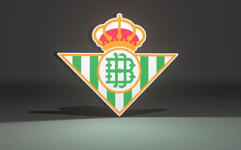 Betis Football Football Lamp - Lightbox