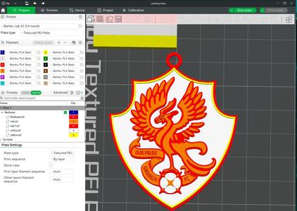 K League 1 Gwangju keychain shield printable and renderable