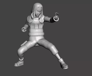 Hyuga Neji Jonin 3D Model