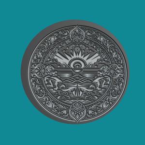 Peninsula Medallion Peninsula 3d Print Model