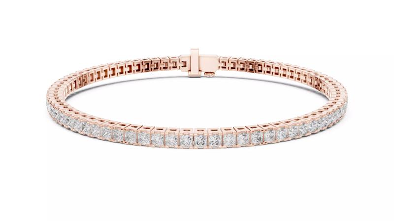 Tennis Bracelet 3dm stl renders Animation video details