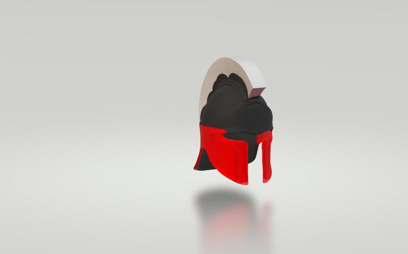 Spartans battle helmet