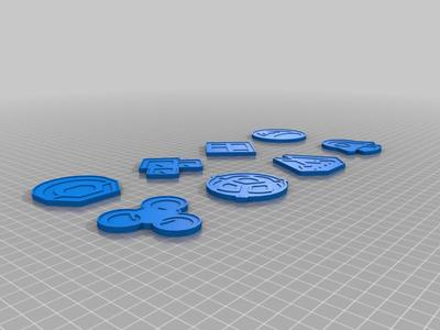 Pokemon - Gym Badges - Sinnoh