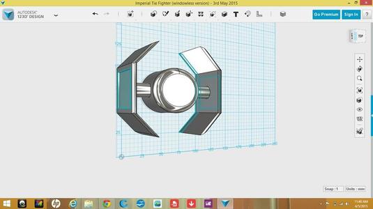 Imperial Tie Fighter (windowless version) - 4th May 2015