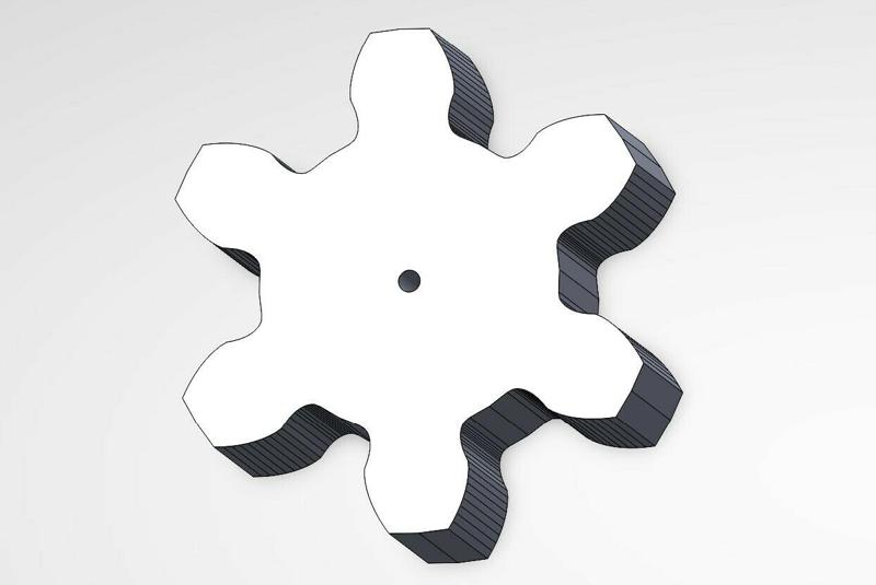 Sprocket 6 teeth x 8 thickness