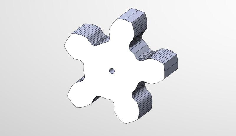 Sprocket 5 teeth x 8 thickness