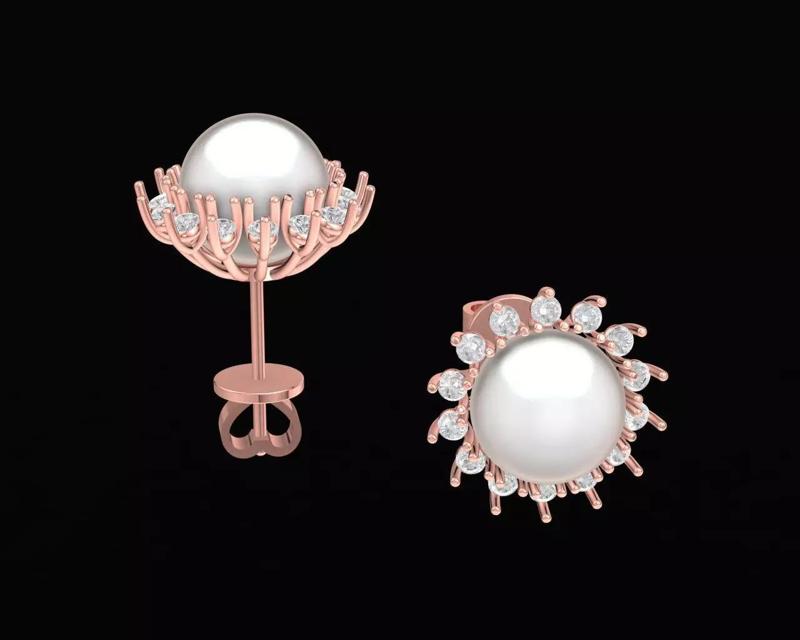 54a Pearl Earrings