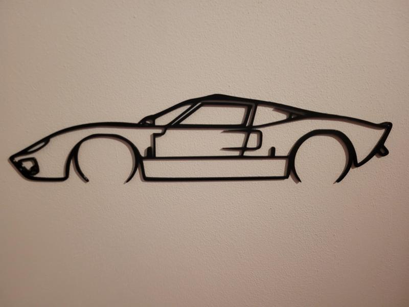 CAR ON WALL - Ford GT40