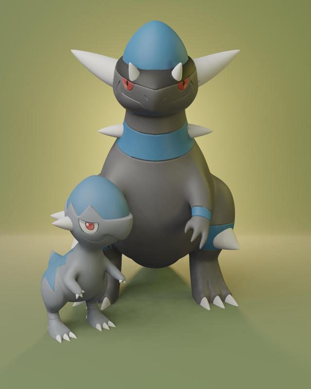 Pokemon - Cranidos and Rampardos