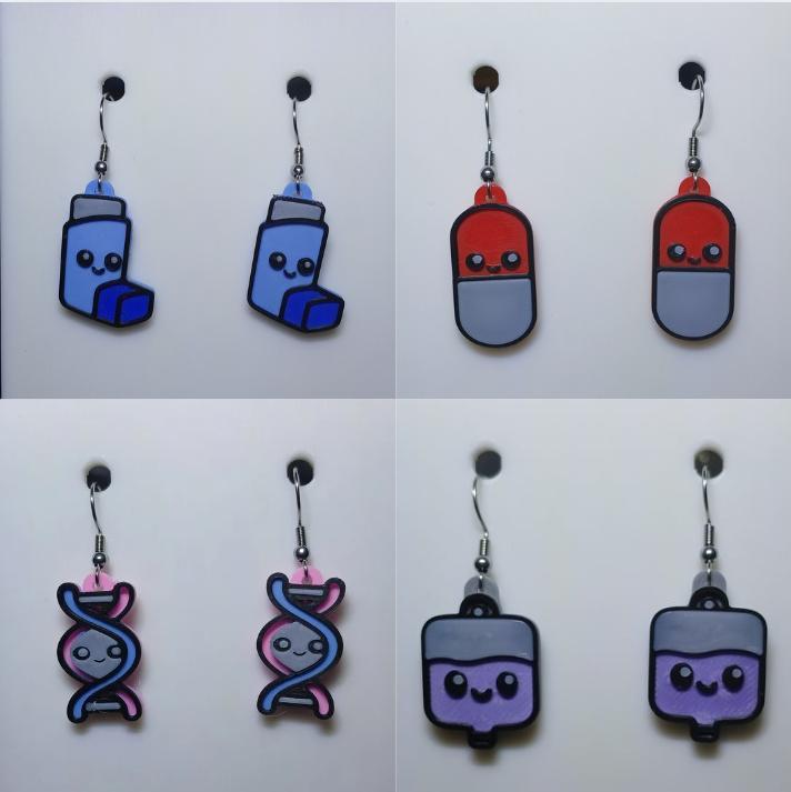 Nurse Essentials Mix 8 set Earring Pack No AMS Needed