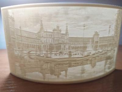 Litofania Plaza de España.