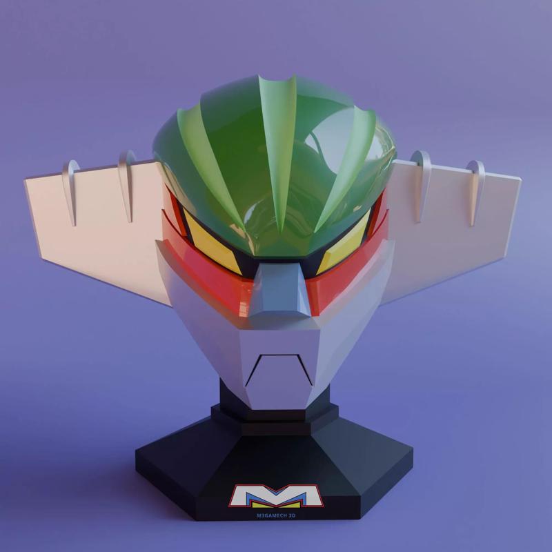 Kotetsu Steel Jeeg Head Bust