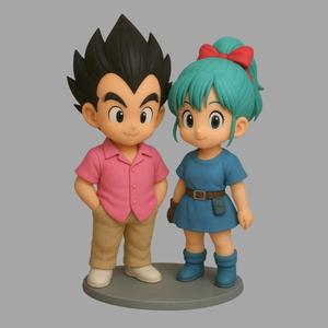 Vegeta and Bulma