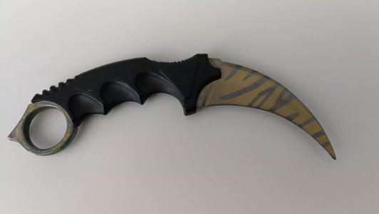 Two-colors enabled karambit kerambit knife 3D print
