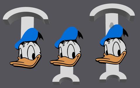 Donald DUCK - DISPLAY HOOK COLLECTION