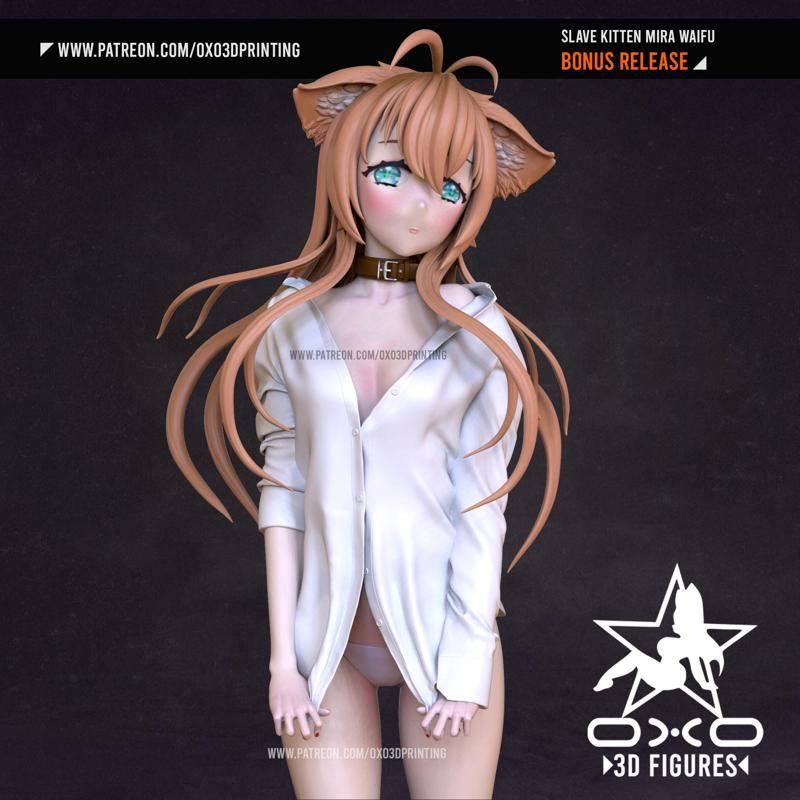 Slave Kitten Mira Cat Anime Girl