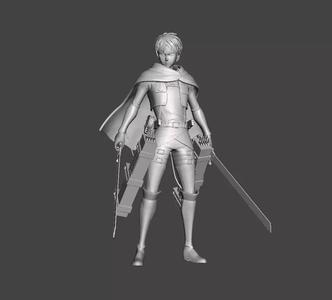 Eren Yeager Survey Corp 3D Model