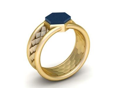 Heavy Gold Rolex Style Ring