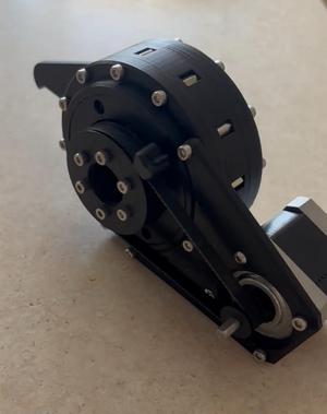 3D Printed Harmonic Gearbox with Printed Bearings.