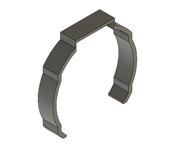 Airsoft Thompson gearbox centering clip