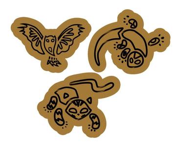 PJ Masks hero cookie cutter set of 3