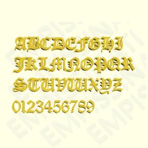 OLD LONDON - 3D LETTERS, NUMBERS AND SYMBOLS