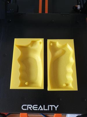 Epoxy Resin Moulds Molds for PKD Deckard's Blaster Blade Runner 2049 2099 DIY Amber Pistol Gun Amber Grips Rick Deckard LAPD PK-D 5223