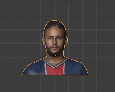 NEYMAR JR BUST