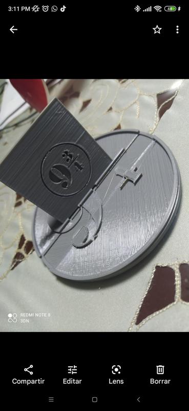 harry potter 9 3/4" office cellular phone holder