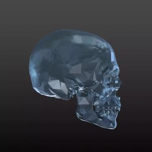 Diamonds skull