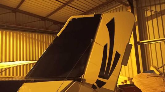 Protection for vertical stabilizer for RANS Coyote S-6ES W116