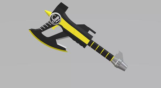 Black Ranger Mammoth Axe MMPR