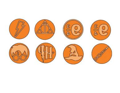 Harry Potter-themed Brigadeiro Stamp