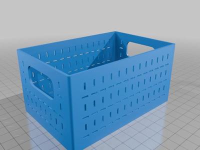 Storage Basket with Weave Texture