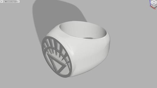 White Lantern Ring (Basic)