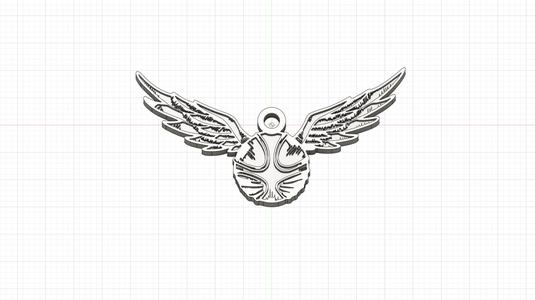 Harry Potter Golden Snitch Keychain