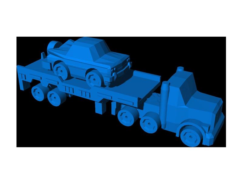 Highway Hauler Truck and Trailer