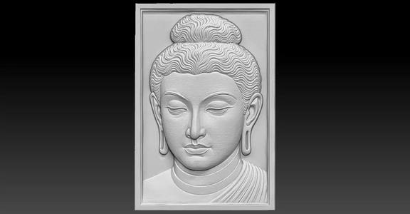 8 BUDDHA CNC Relief Model