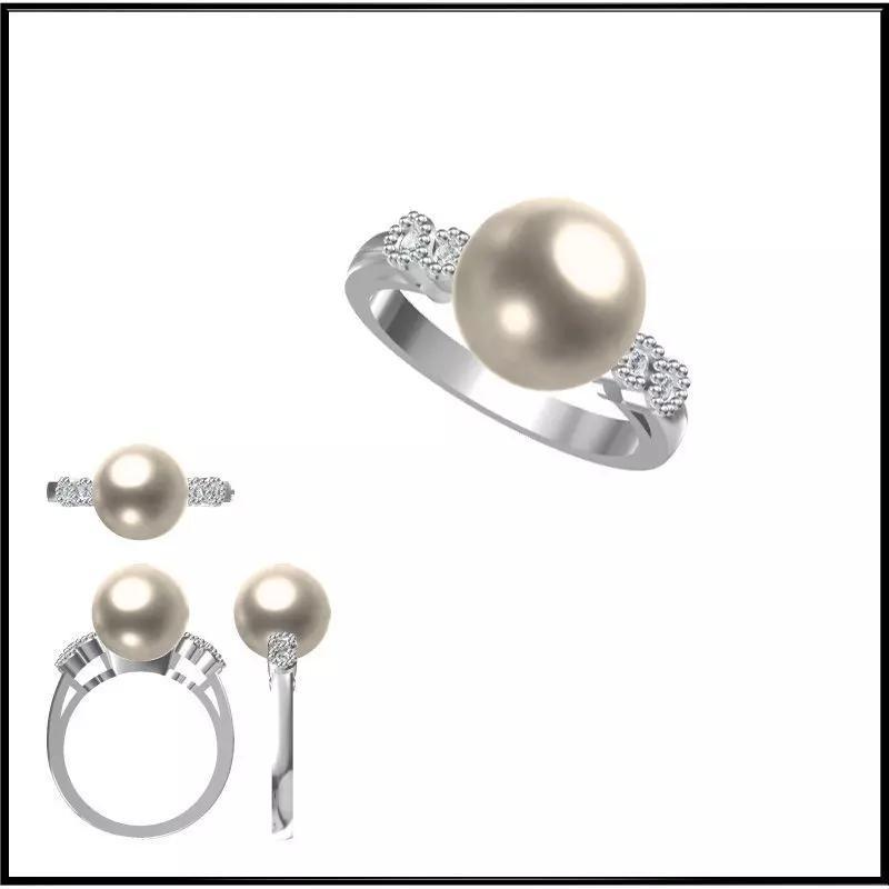 JCD Format Wonderful pearl set types of jewelry files