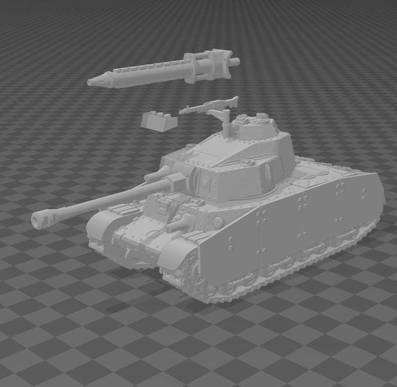 Turan Medium Tank for Dust Warfare 1947