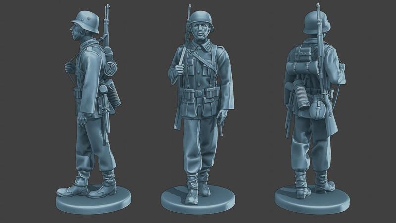 German soldier ww2 walk G1