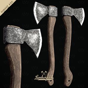 Forest Axe - Diorama Miniature Tabletop - Lumberjack