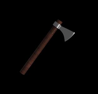 Viking Axe V2 For Cosplay - Small Head (Throwing Axe or Hand Axe)