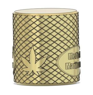"Acapulco Gold" Containment small baby glass jar