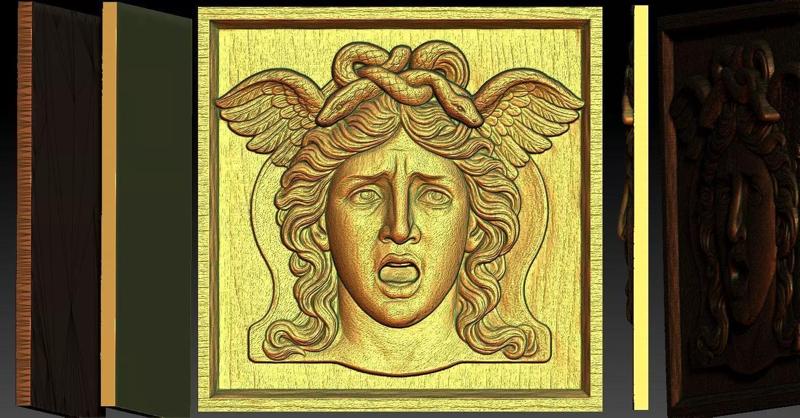 2 Medusa CNC Relief Model